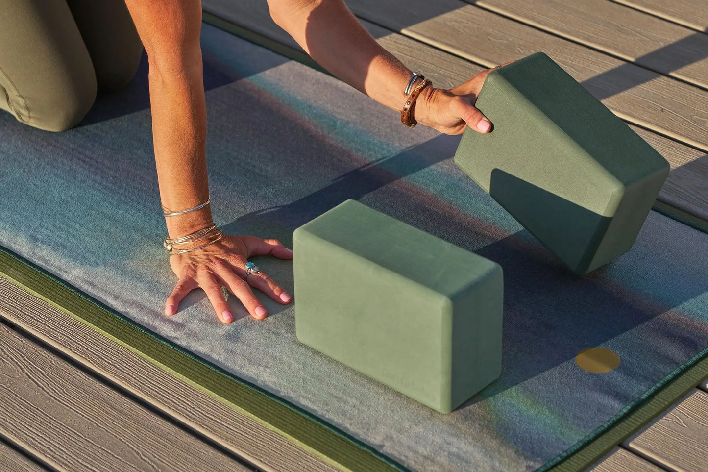 Recycled EVA Yoga Block – Lightweight, Non-Slip Grip & Firm Support