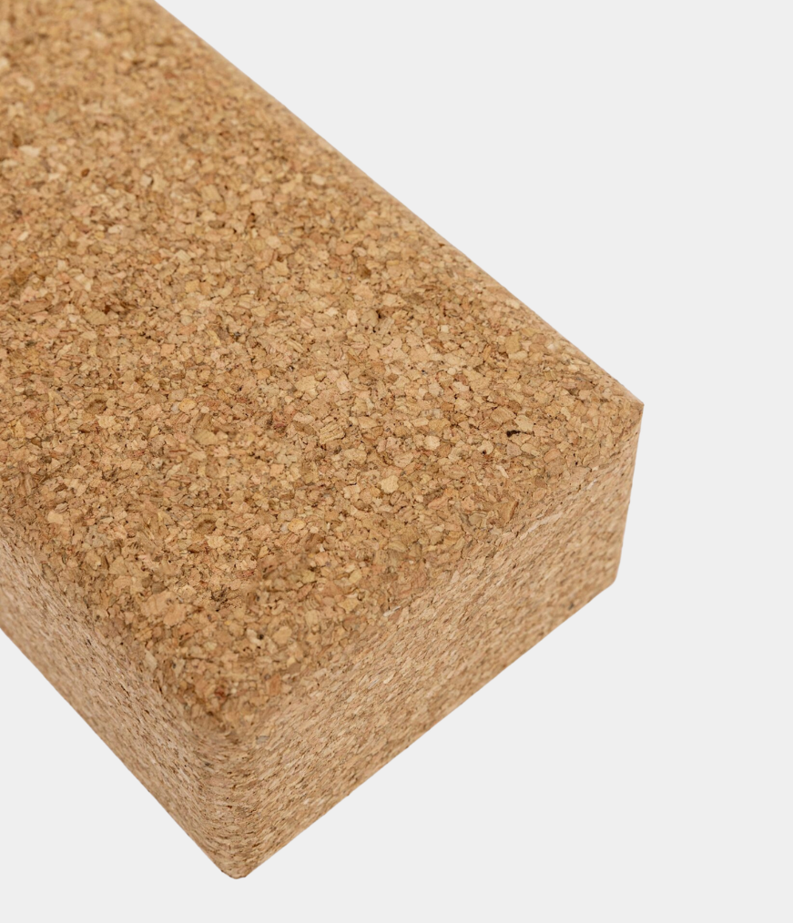 Cork Yoga Block – 22.4 x 12 x 7.5cm (Set of 2)