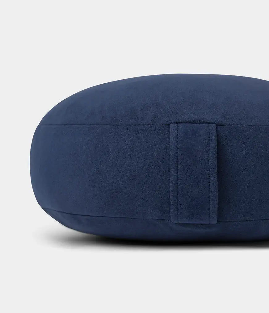 Round Meditation Cushion – 48.5 x 18cm, Buckwheat Fill