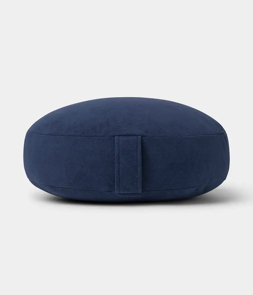 Round Meditation Cushion – 48.5 x 18cm, Buckwheat Fill