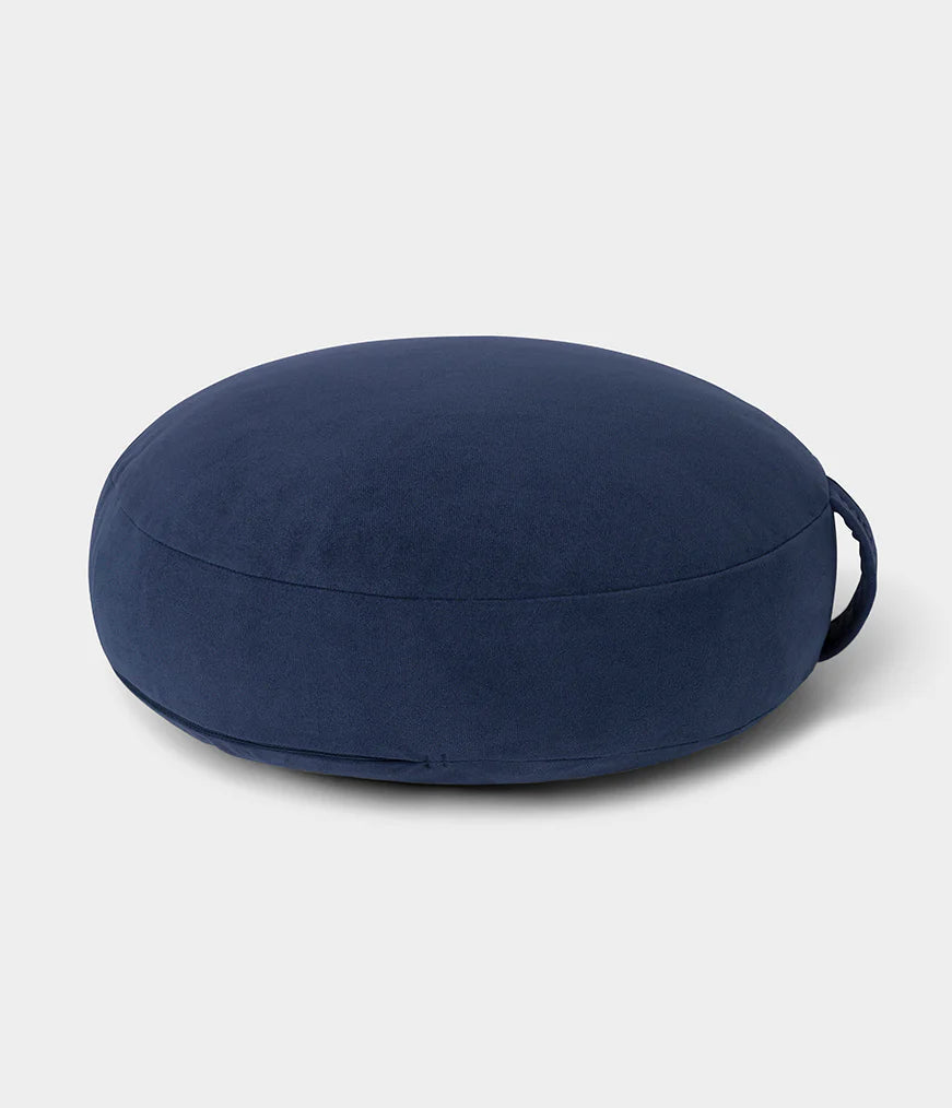 Round Meditation Cushion – 48.5 x 18cm, Buckwheat Fill